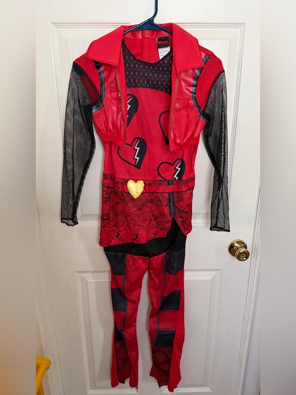 Kids Red Jumpsuit Costume - Descendants: The Rise of Red